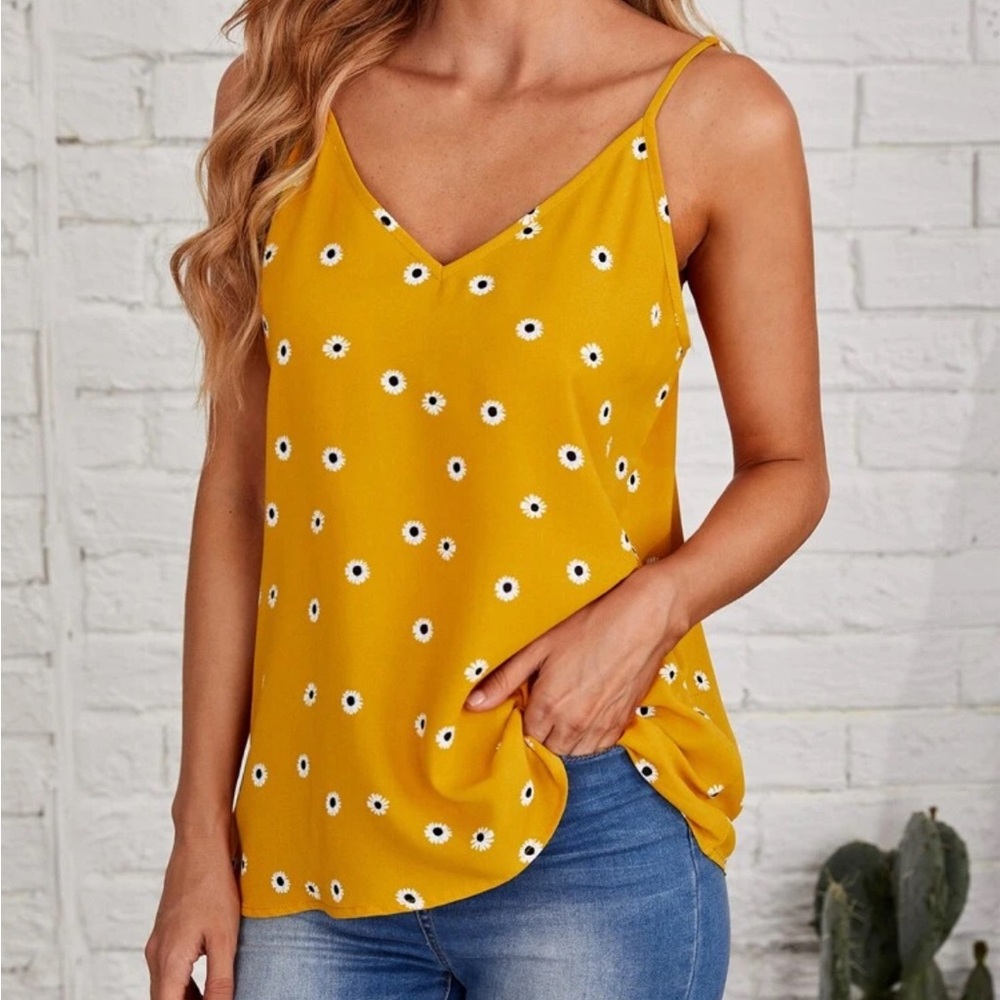 Daisy Spaghetti Strap